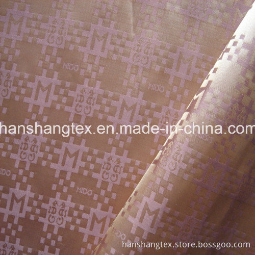 Polyester Cation Jacquard Luggage Bags Lining Fabric (HS-L2002)